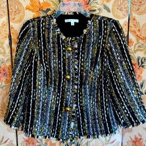 Lovely CAbi Size Small 3 Button Shabby Chic Styled Jacket